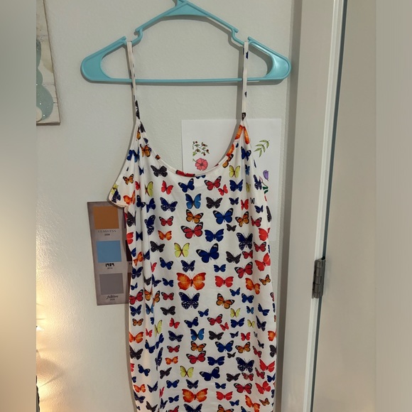 Multicolor butterfly dress - Picture 1 of 1